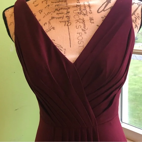 Formal Maroon Dress - Picture 8 of 8